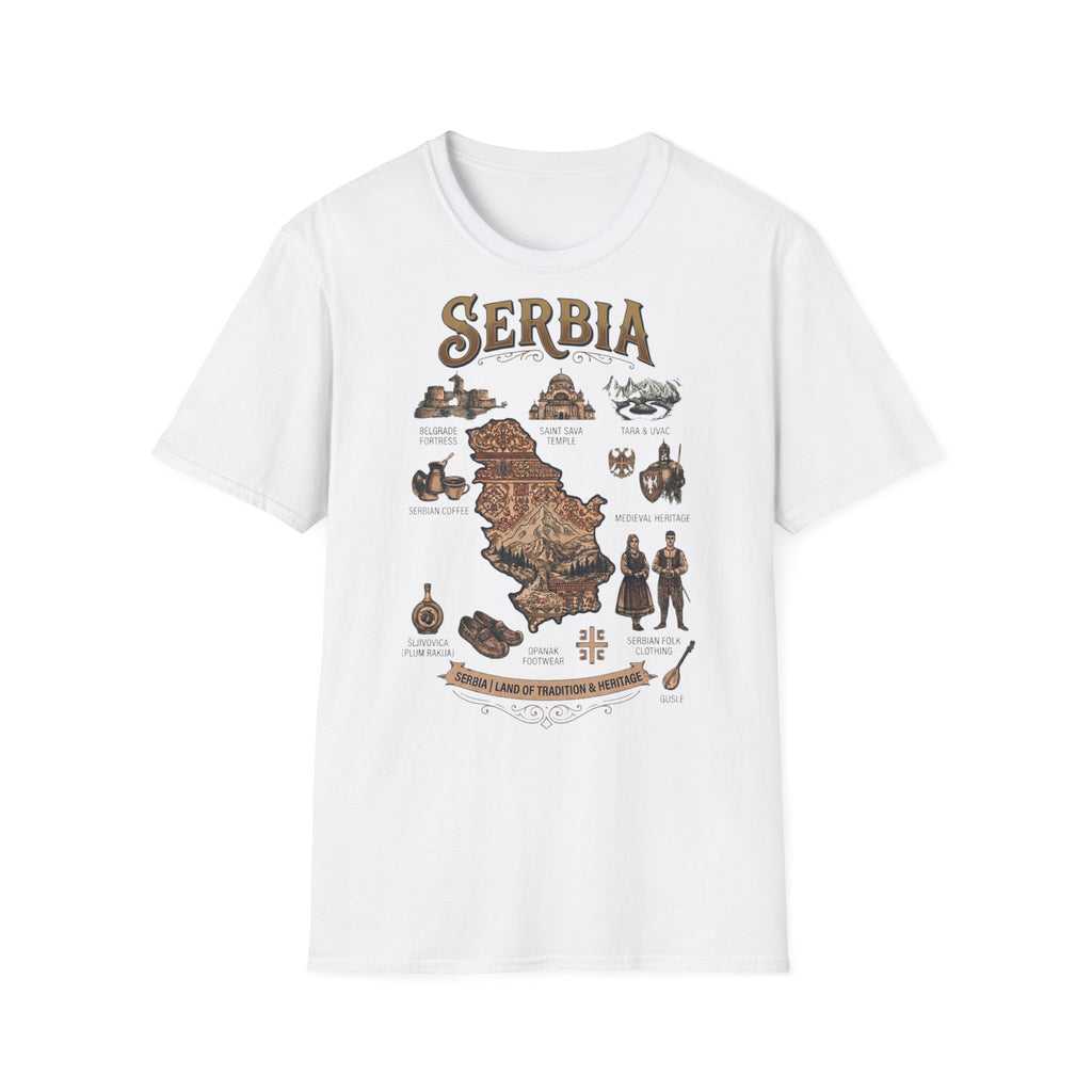Serbia Heritage Premium Majica | Land of Tradition & Heritage Edition