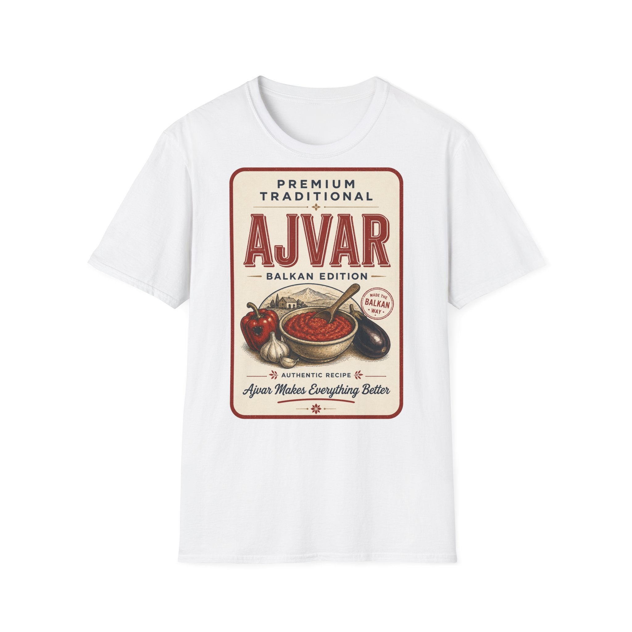 Ajvar Vintage Balkan T-Shirt – Traditional Ajvar Lover Graphic Tee