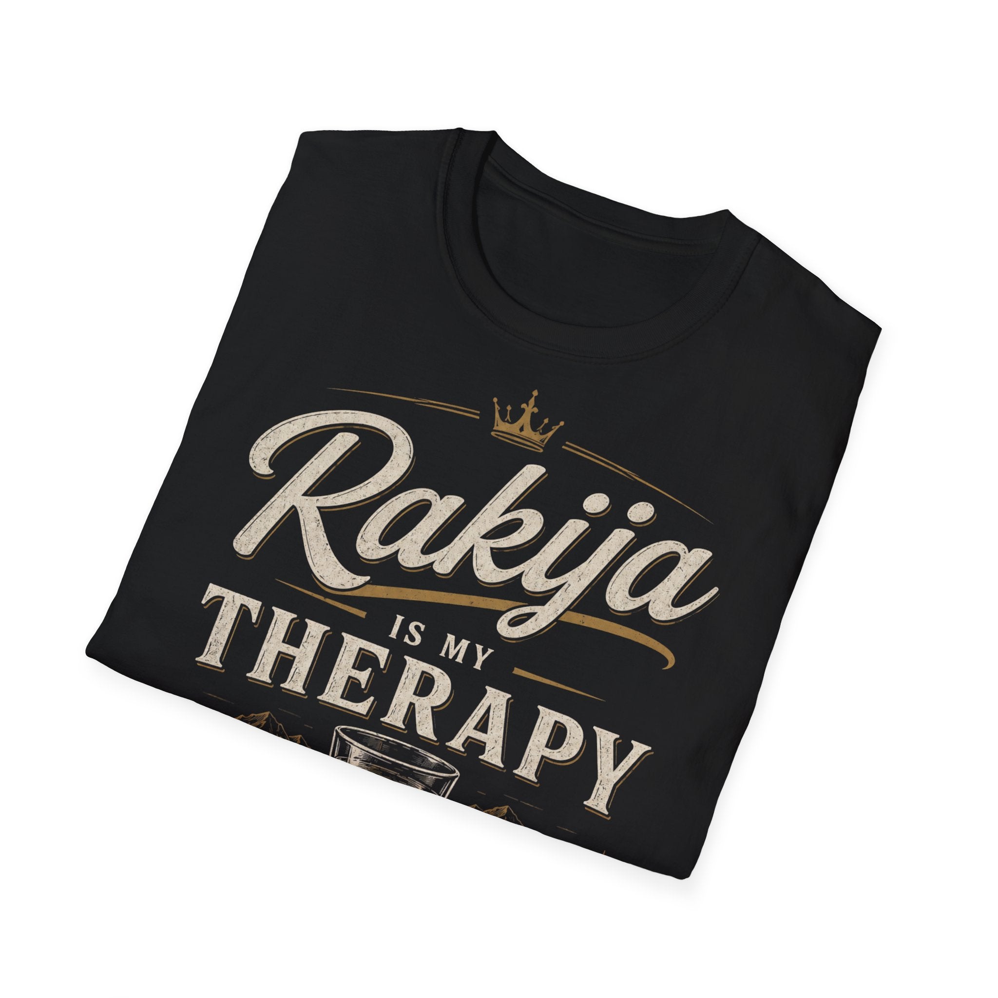 Rakija Is My Therapy Premium T-Shirt