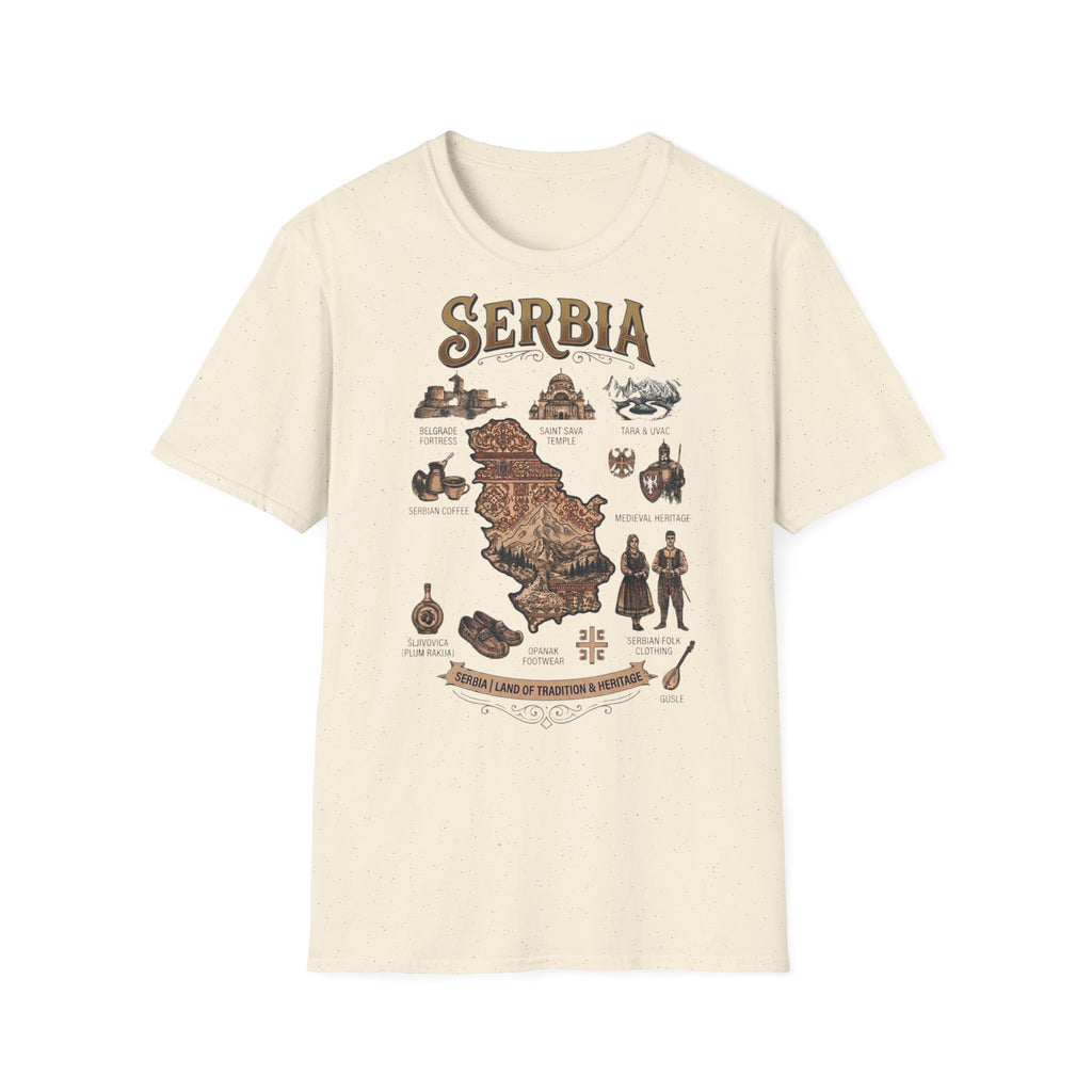 Serbia Heritage Premium Majica | Land of Tradition & Heritage Edition