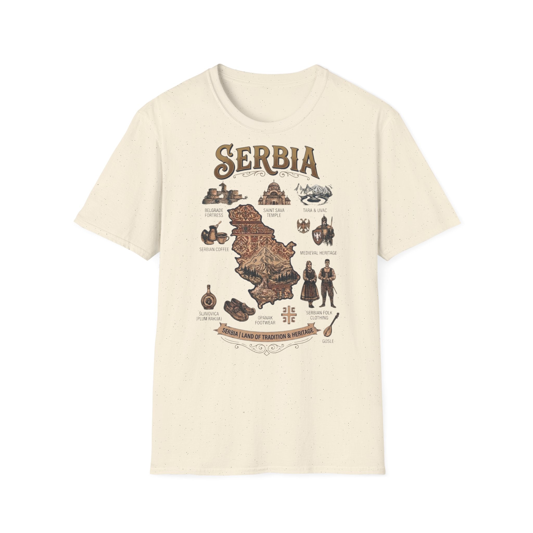 Serbia Heritage Premium Majica | Land of Tradition & Heritage Edition