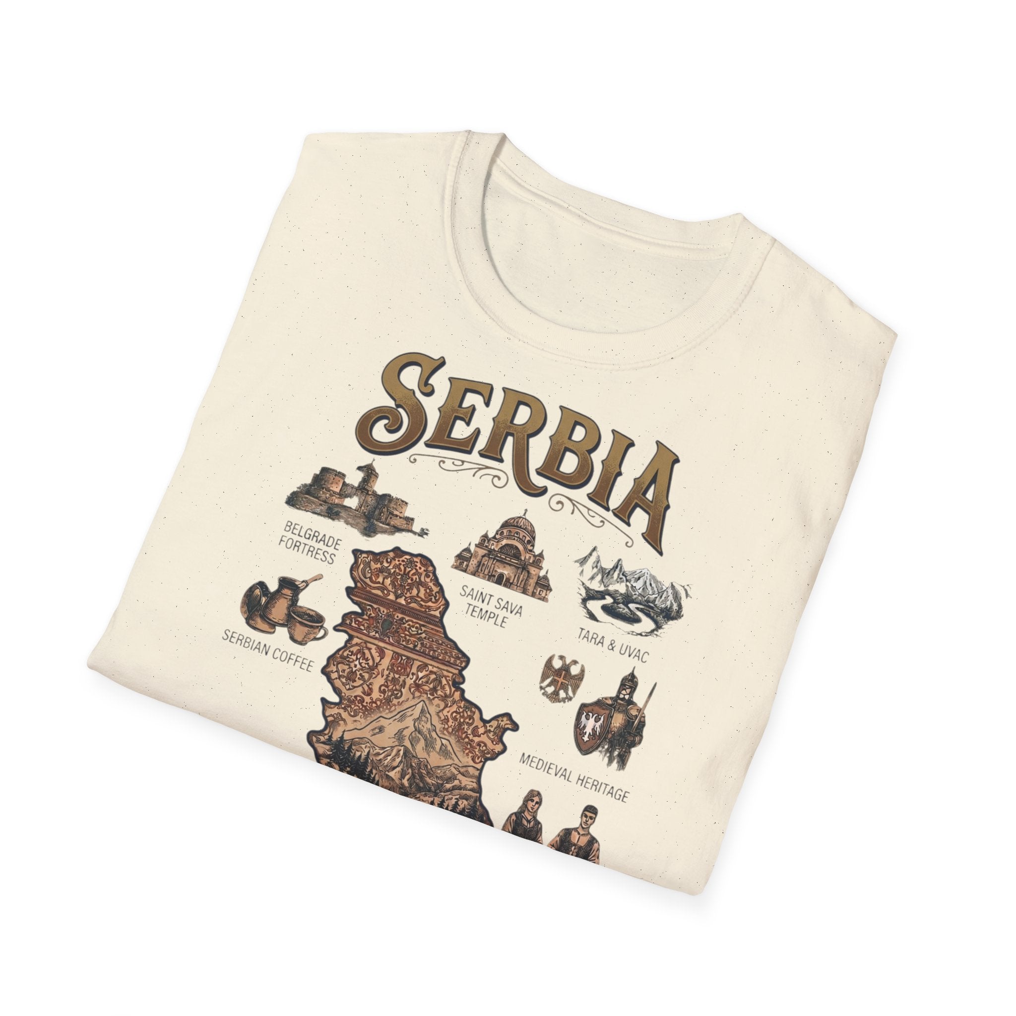 Serbia Heritage Premium Majica | Land of Tradition & Heritage Edition