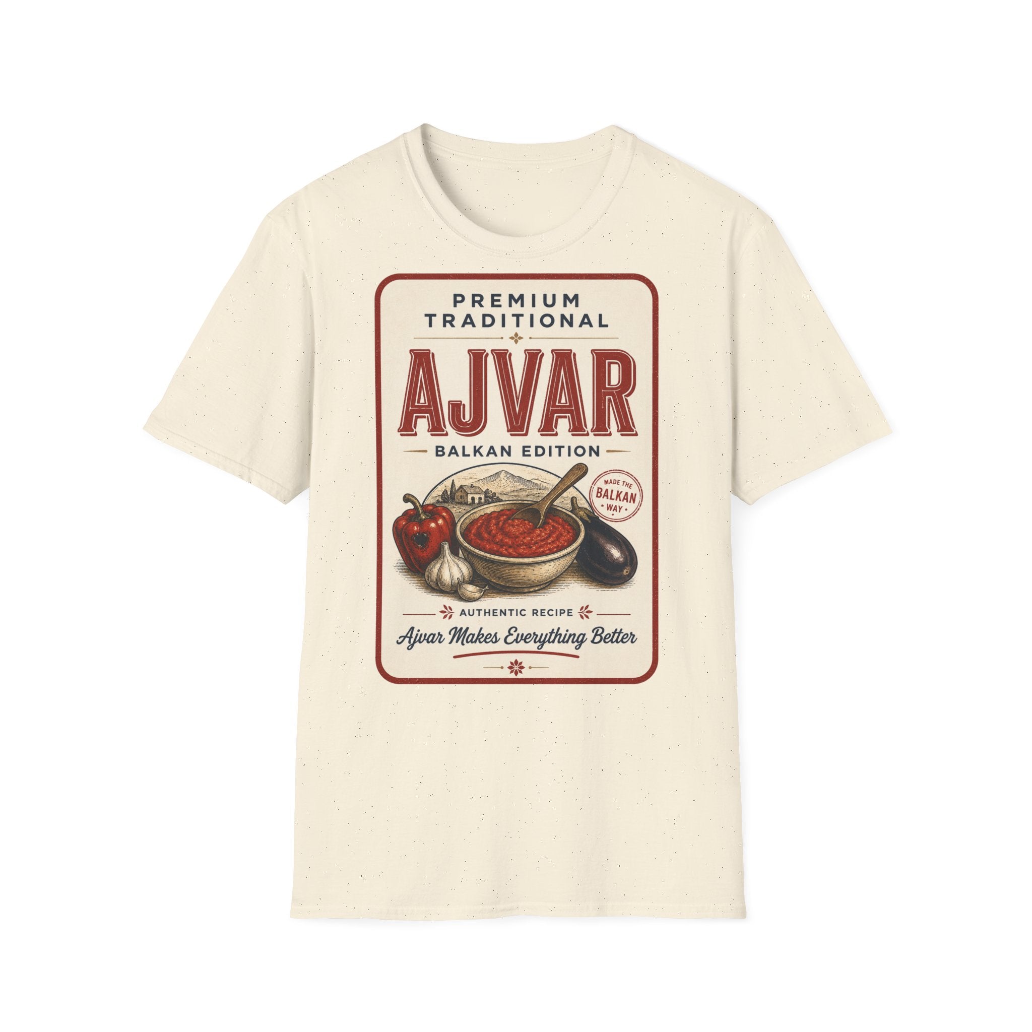 Ajvar Vintage Balkan T-Shirt – Traditional Ajvar Lover Graphic Tee