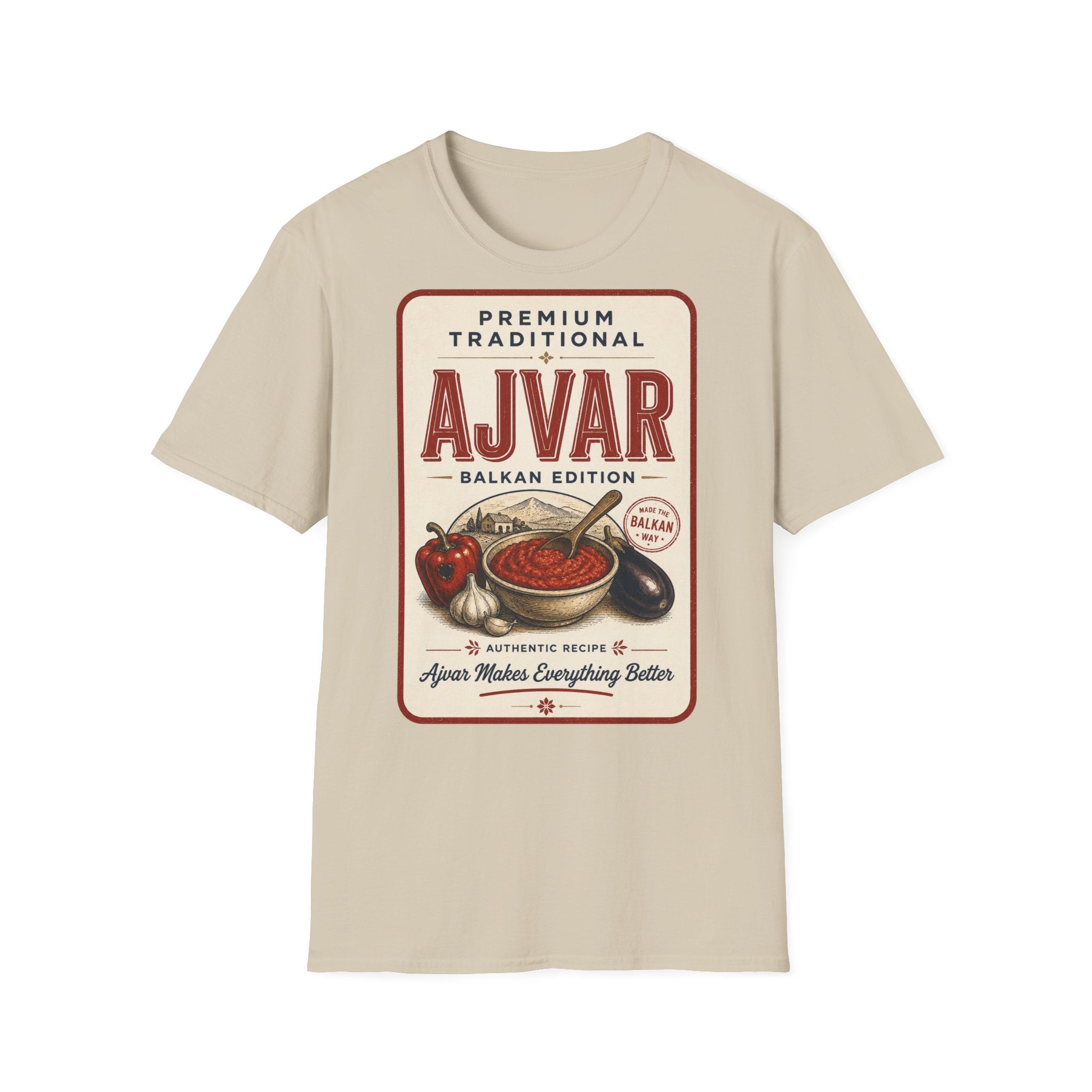 Ajvar Vintage Balkan T-Shirt – Traditional Ajvar Lover Graphic Tee