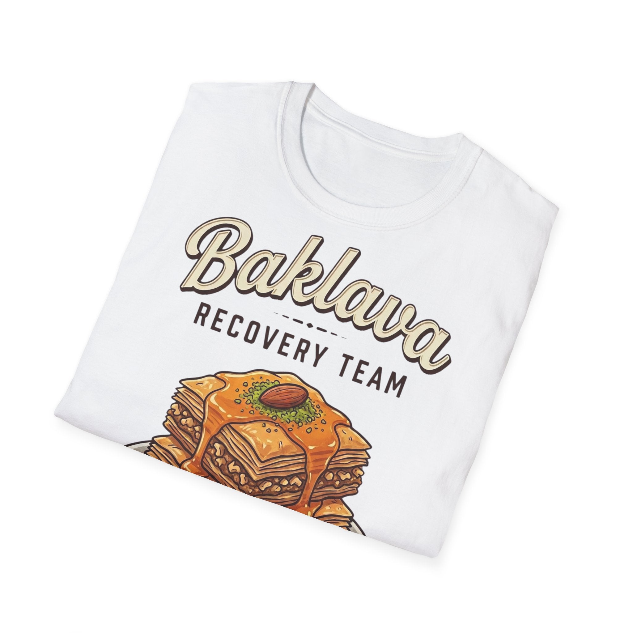 Baklava Recovery Team T-Shirt – Funny Balkan Dessert Lover