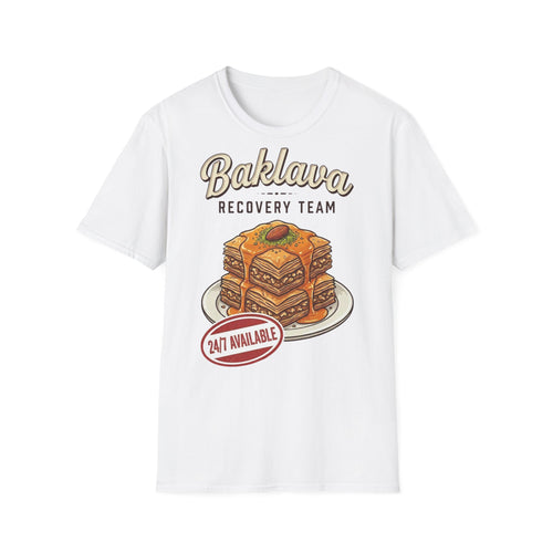 Baklava Recovery Team T-Shirt – Funny Balkan Dessert Lover