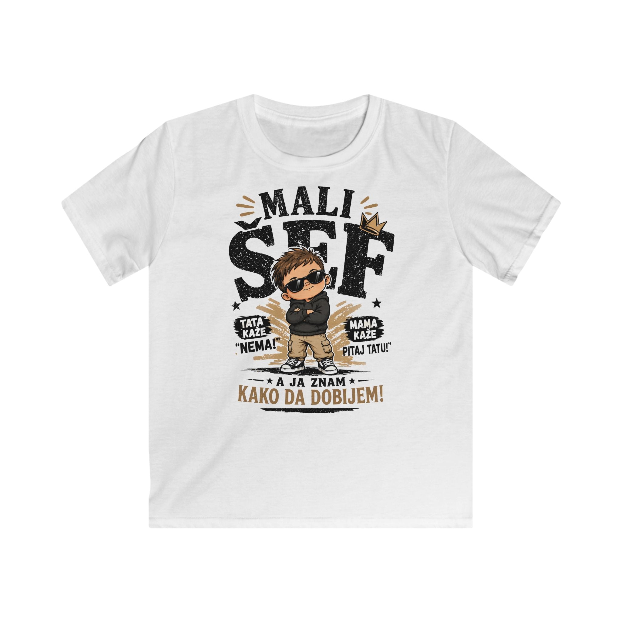 Kids Tee — 'Mali Šef'
