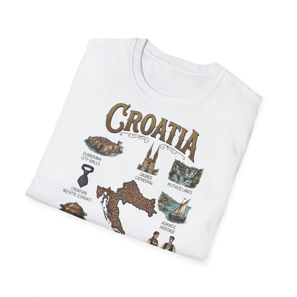 Croatia Heritage Premium Majica | Vintage Croatia Edition