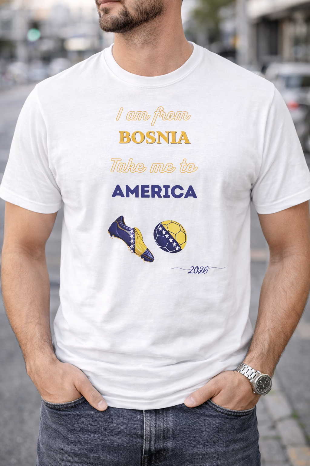 I’m From Bosnia – Take Me to America T-Shirt