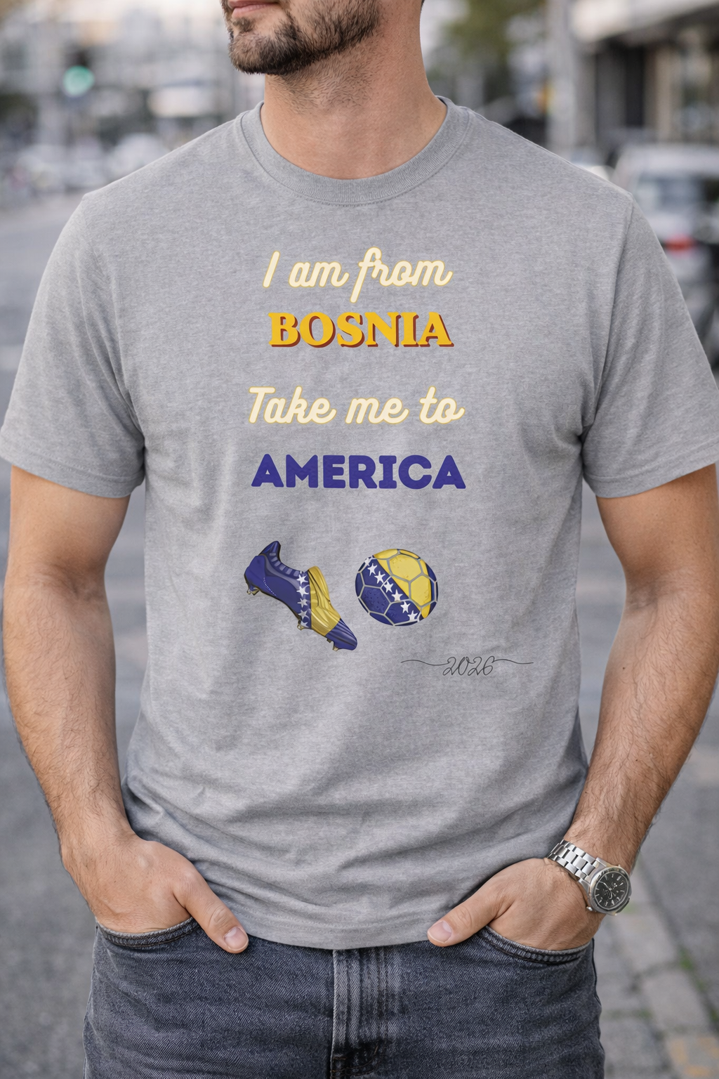 Ich bin aus Bosnien – bring mich nach Amerika