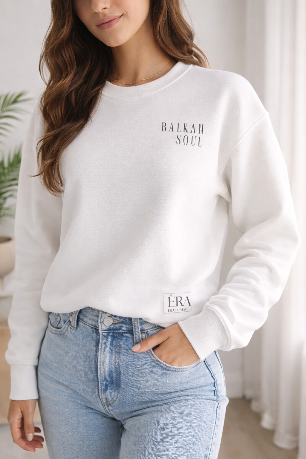 Balkan Soul Crewneck – “From Quiet Places” | Premium Sweatshirt