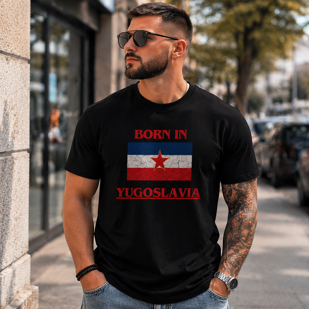 Born in Yugoslavia T-Shirt – Retro Design that Tells a Story