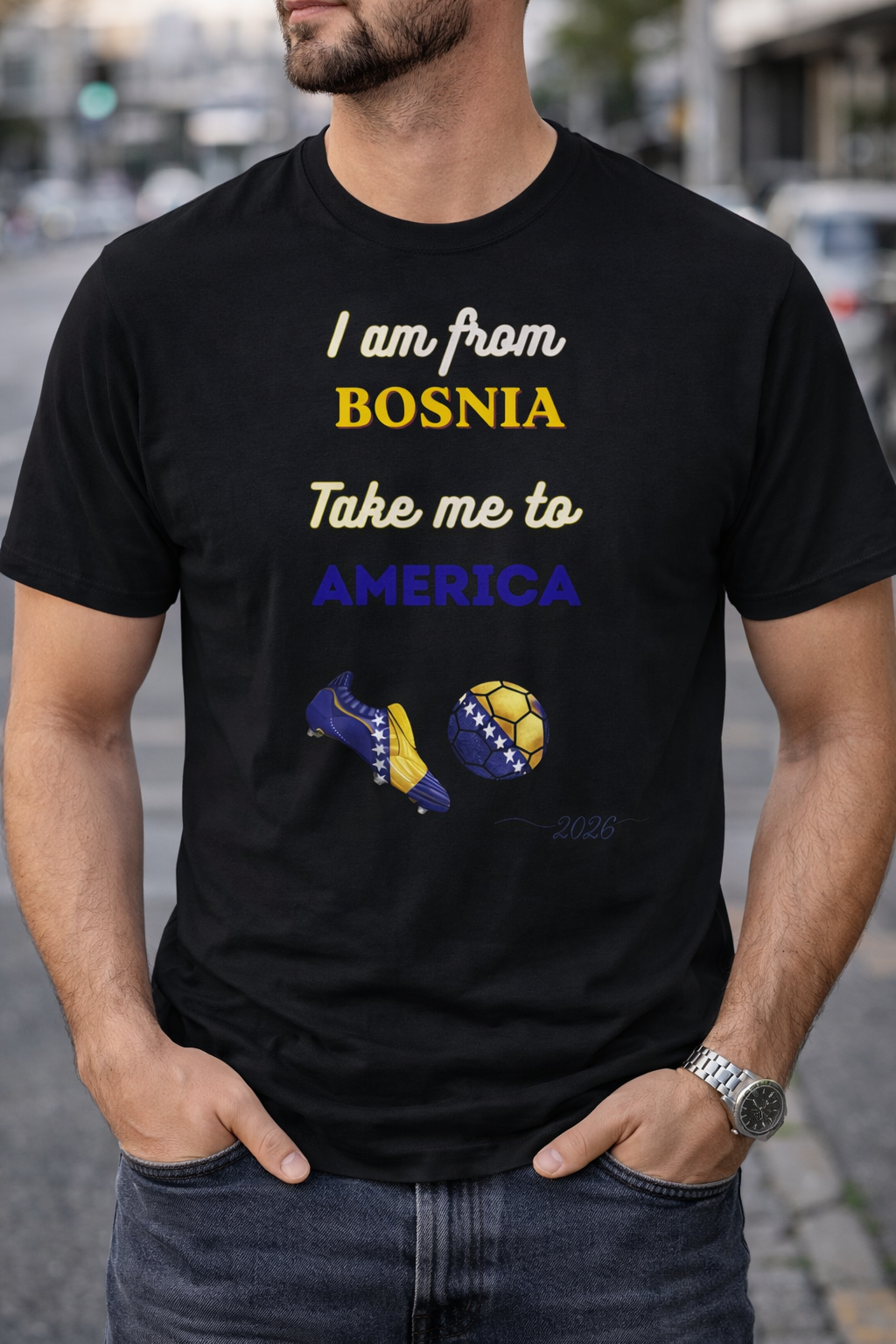 Ich bin aus Bosnien – bring mich nach Amerika