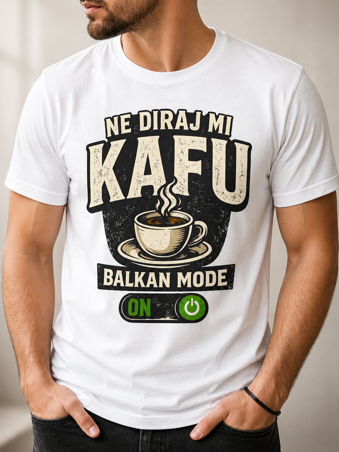 Ne Diraj Mi Kafu T-Shirt – Balkan Mode ON