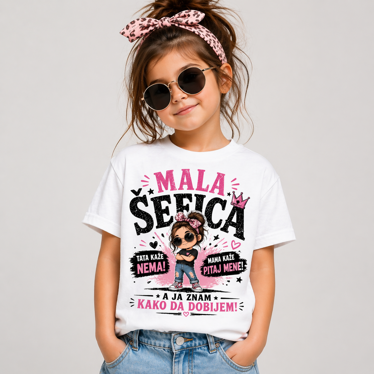 Kids Tee — "Mala Šefica"